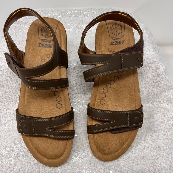 Khombu Sandals Solace Ava Sport outdoor comfort footbed - Picture 10 of 13